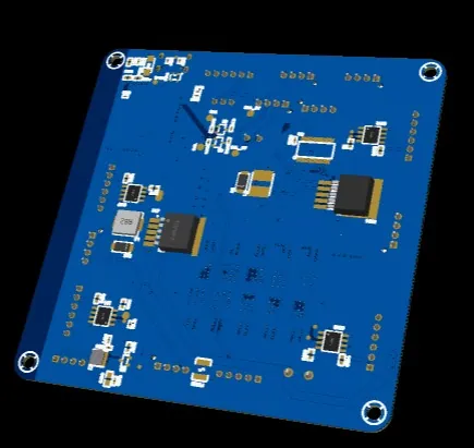 3D render of an AGV interface board
